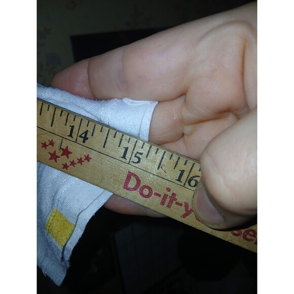 Jess & Jane Top White Abstract Print Womens XL Asymmetric Cut Out USA - Picture 9 of 12